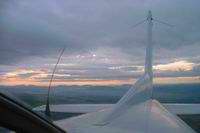 Vol Aurillac - -Lyon en Cessna avec train rentrant