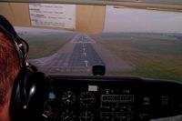 Vol Aurillac - -Lyon en Cessna avec train rentrant